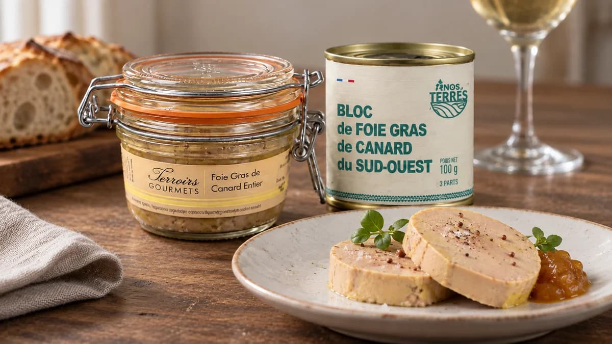 Blocco di foie gras d’anatra, 180 g
