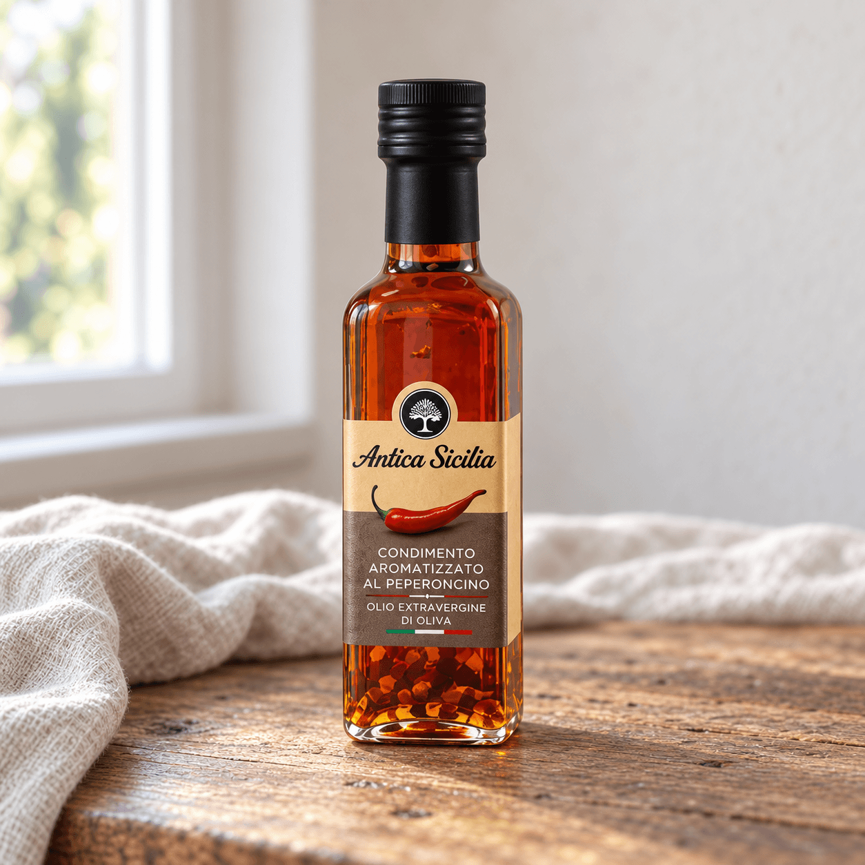 Huile d’olive au piment (10 ml)
