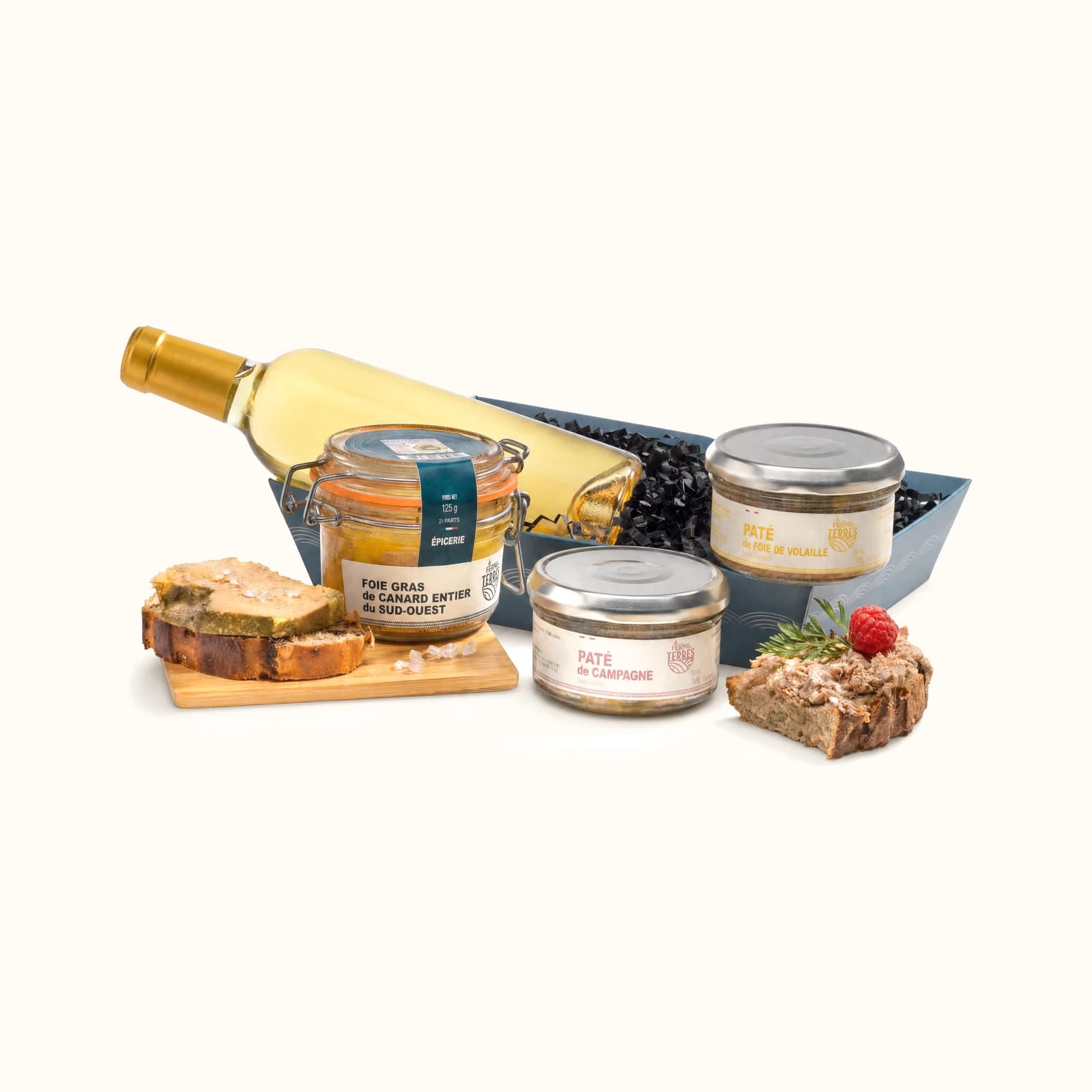 Vide-poche con vino