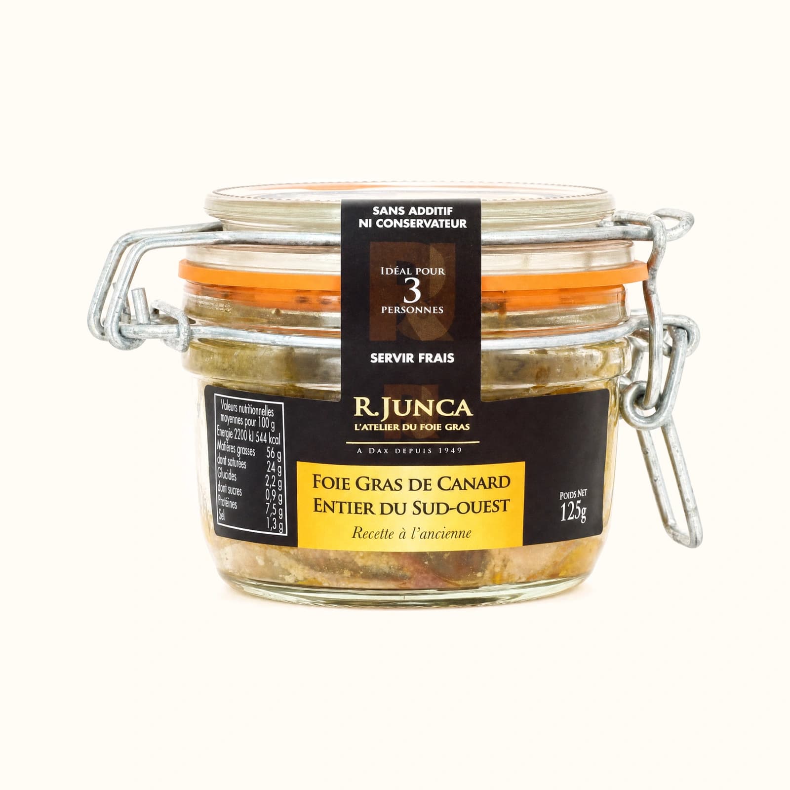 Foie gras d'anatra intero 120 g