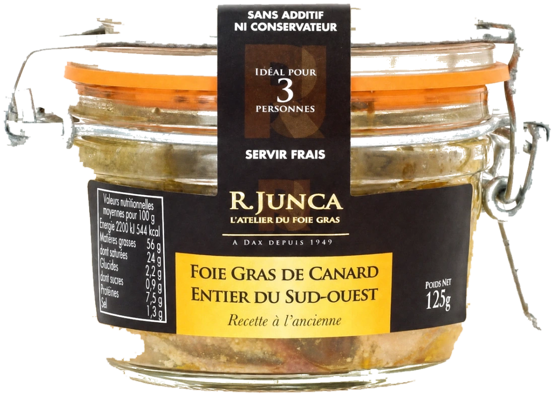 Foie gras d'anatra intero 120 g